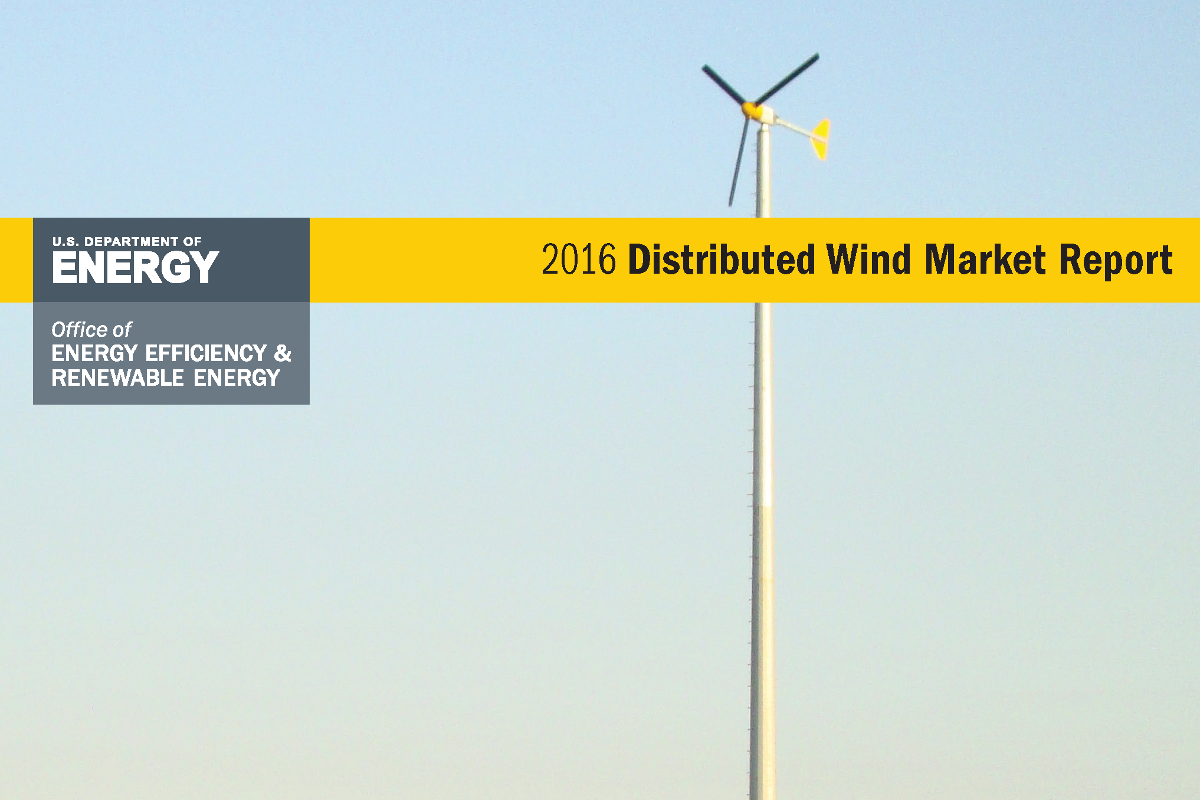 2016 Distributed Wind Market Report Department of Energy